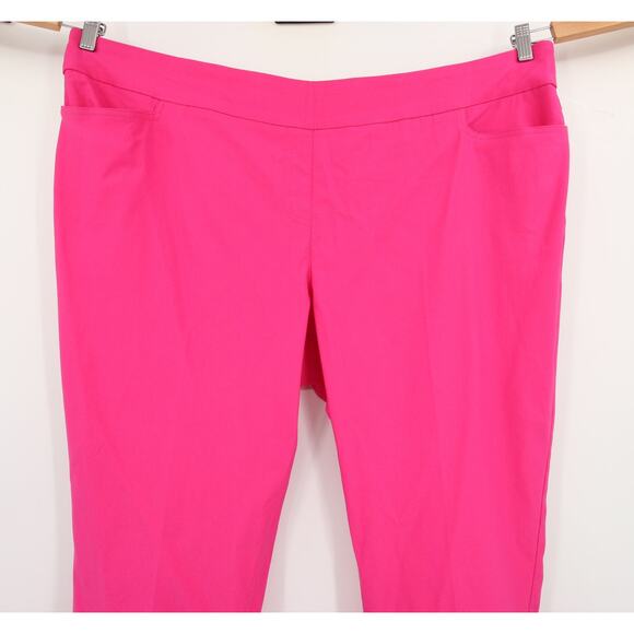 Slimsation by Multiples Capri Pants Fuchsia Pink Tummy Control Size 24W NWT - Picture 3 of 13